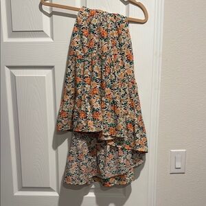 Petal & Pup floral midi skirt